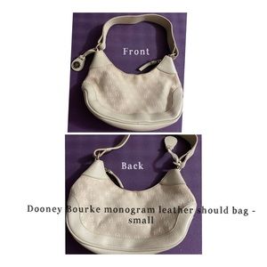 Dooney Bourke Monogram Leather shoulder bag - small